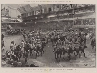 The Opening of the Royal Military Tournament at the Agricultural Hall, 22 May